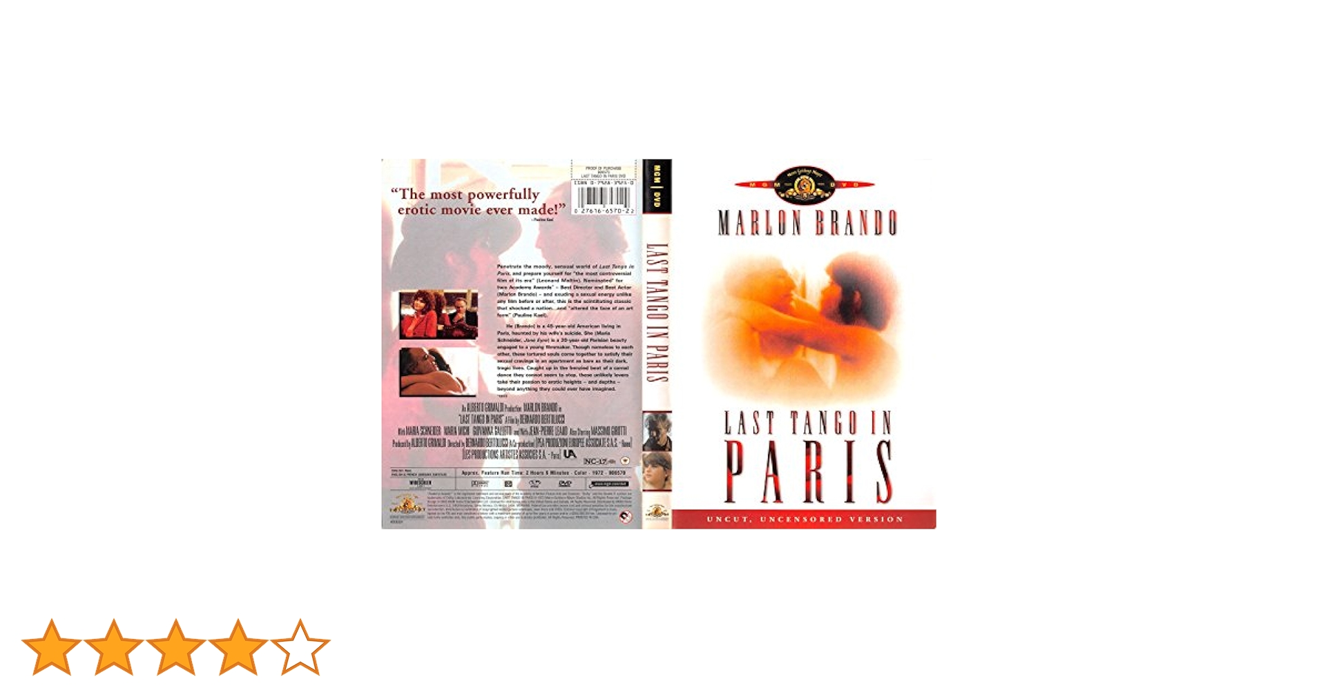 Last Tango in Paris (Widescreen) (Sous-titres français